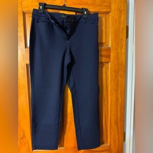 WHBM Slim Ankle pants; Navy size 6